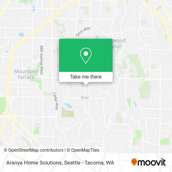 Mapa de Aranya Home Solutions