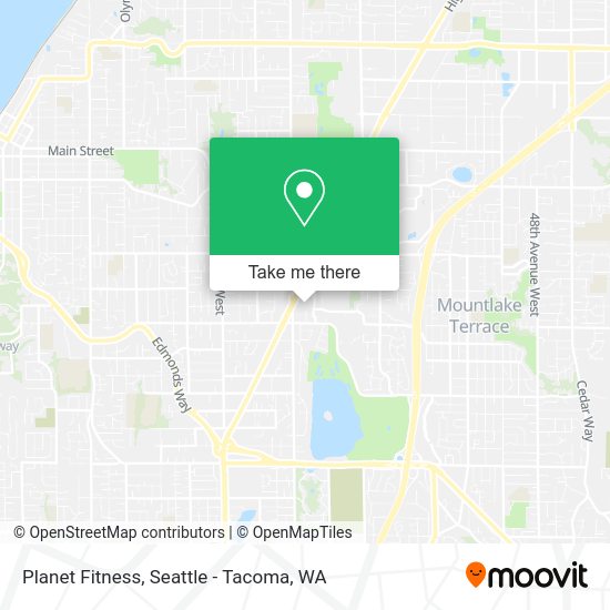 Planet Fitness map