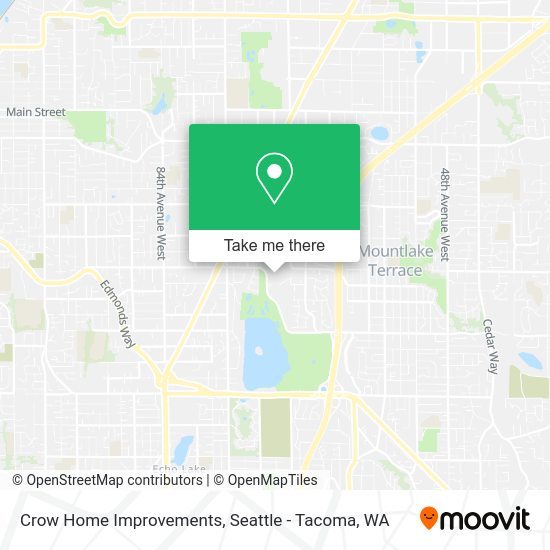 Crow Home Improvements map