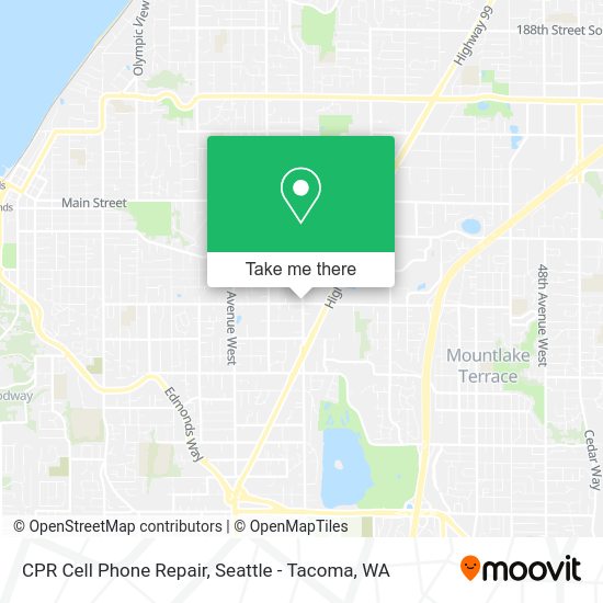 CPR Cell Phone Repair map