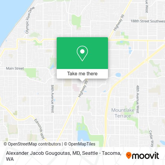 Mapa de Alexander Jacob Gougoutas, MD