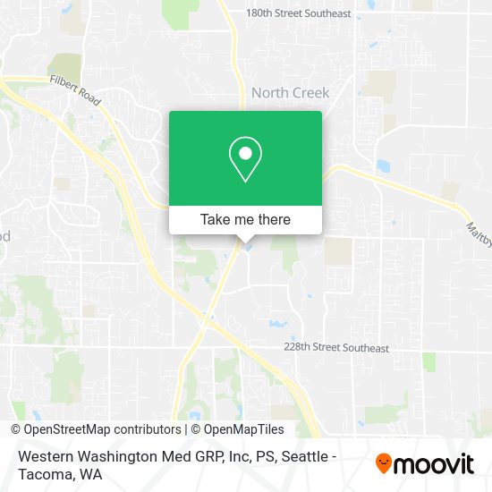 Western Washington Med GRP, Inc, PS map