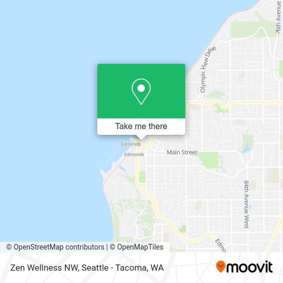 Mapa de Zen Wellness NW