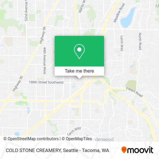 Mapa de COLD STONE CREAMERY