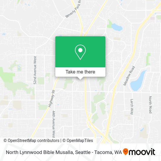 Mapa de North Lynnwood Bible Musalla