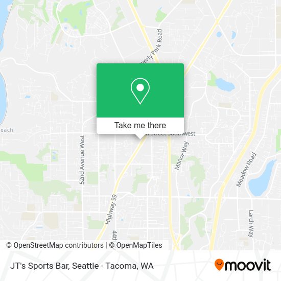 JT's Sports Bar map