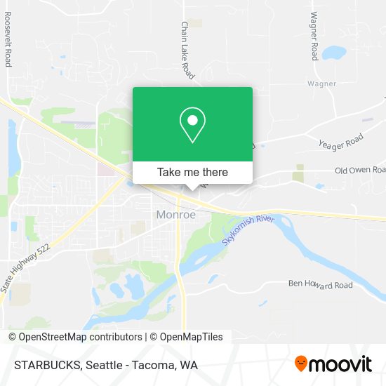 STARBUCKS map