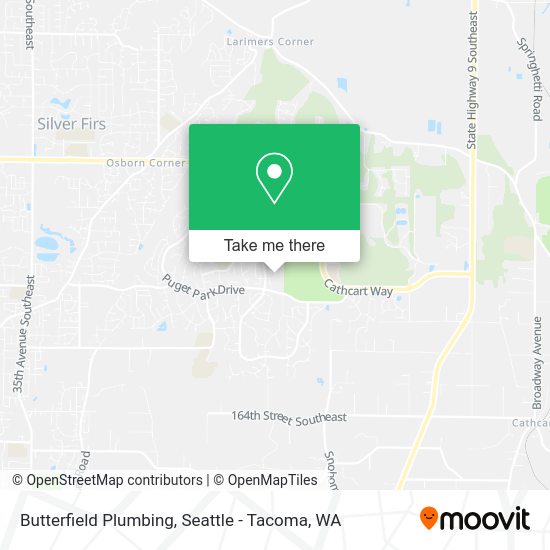Butterfield Plumbing map