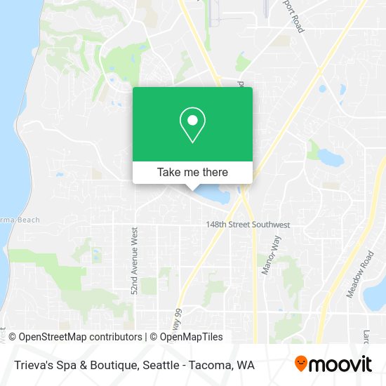 Trieva's Spa & Boutique map