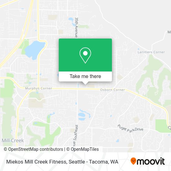 Mapa de Miekos Mill Creek Fitness