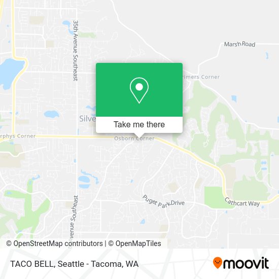TACO BELL map