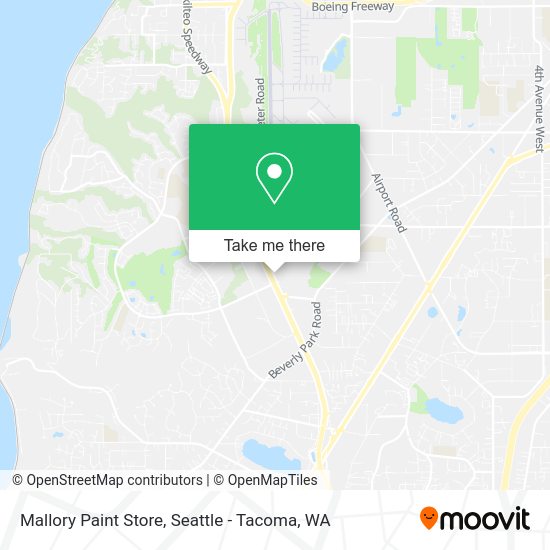 Mallory Paint Store map