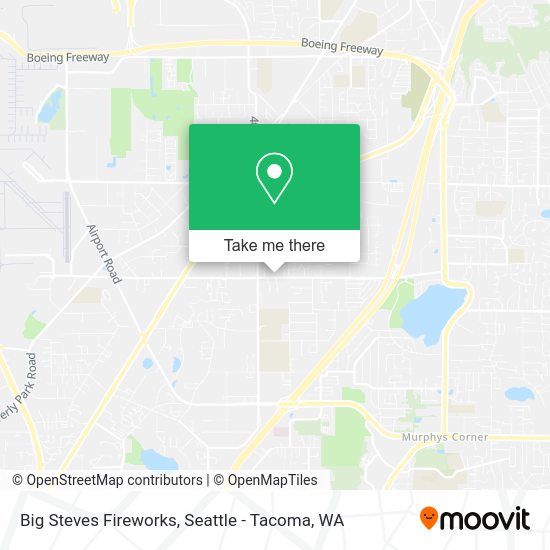 Big Steves Fireworks map