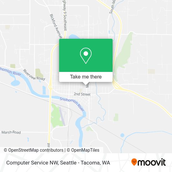 Mapa de Computer Service NW