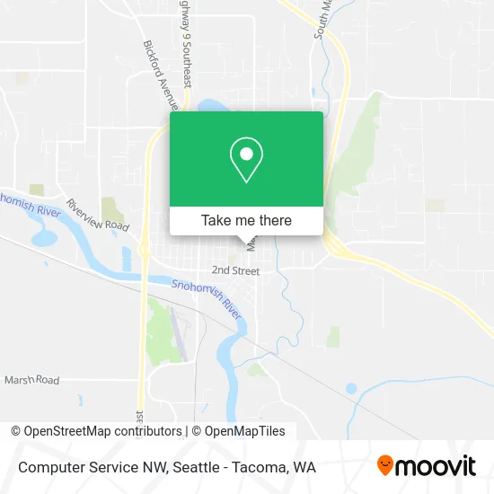 Mapa de Computer Service NW