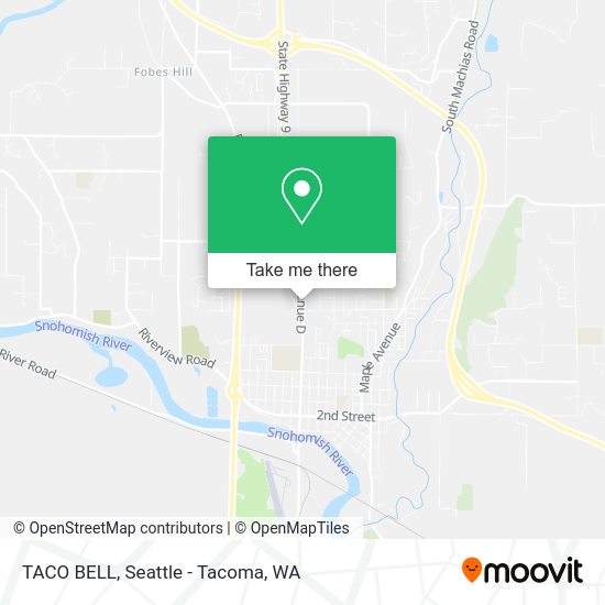 TACO BELL map