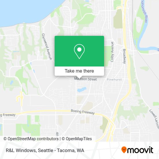R&L Windows map