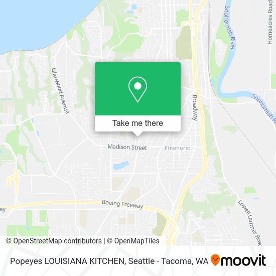 Mapa de Popeyes LOUISIANA KITCHEN