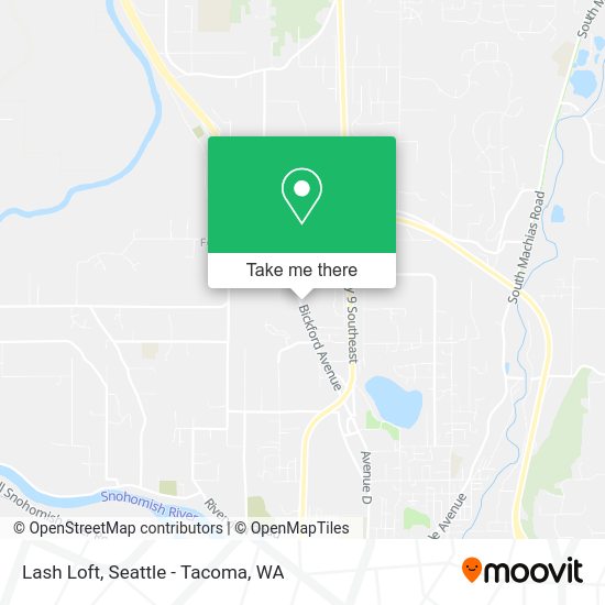 Lash Loft map