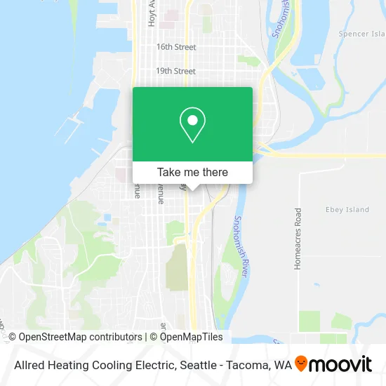 Mapa de Allred Heating Cooling Electric