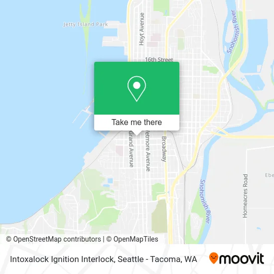 Mapa de Intoxalock Ignition Interlock