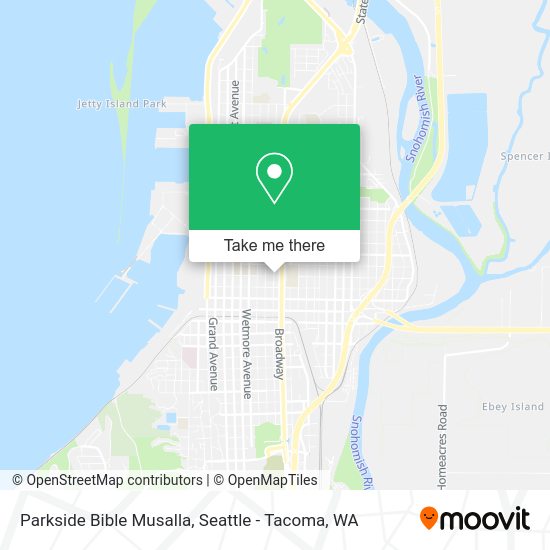 Parkside Bible Musalla map