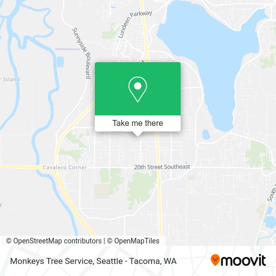 Monkeys Tree Service map