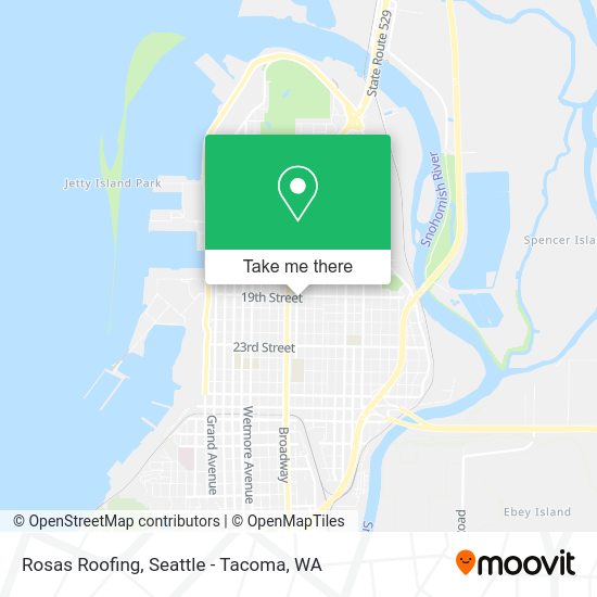 Rosas Roofing map