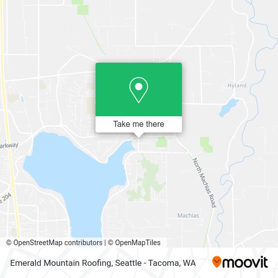 Emerald Mountain Roofing map