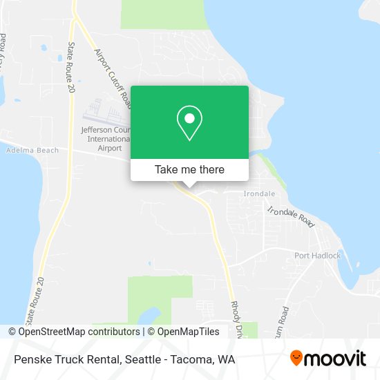 Penske Truck Rental map