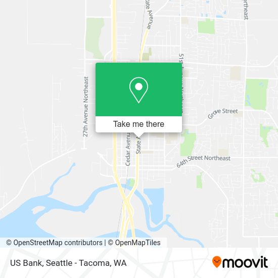 US Bank map