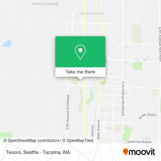 Tesoro map