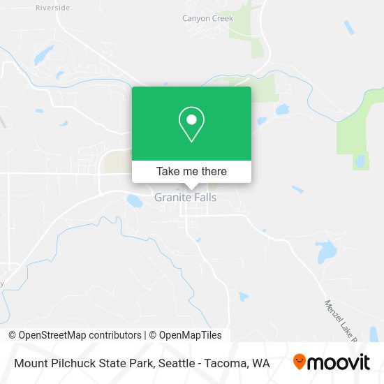 Mapa de Mount Pilchuck State Park
