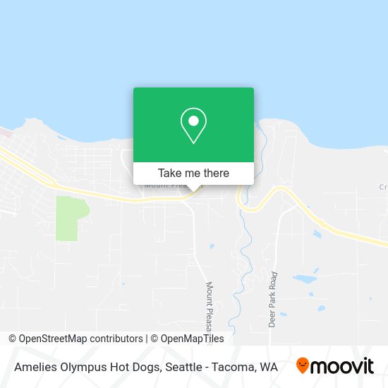 Amelies Olympus Hot Dogs map
