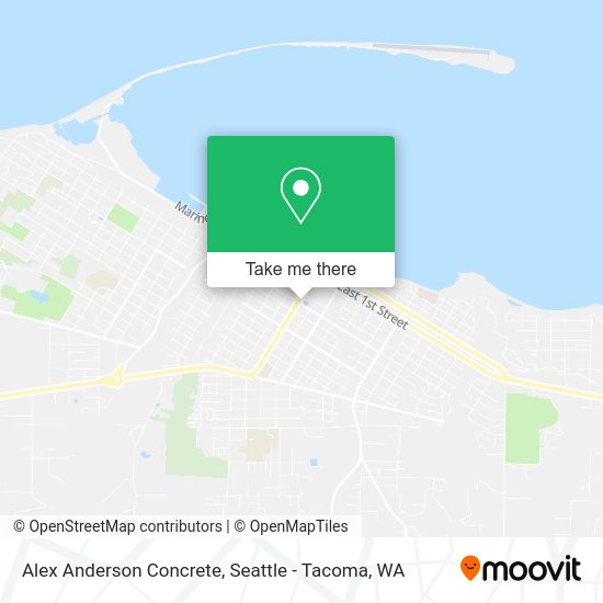 Mapa de Alex Anderson Concrete
