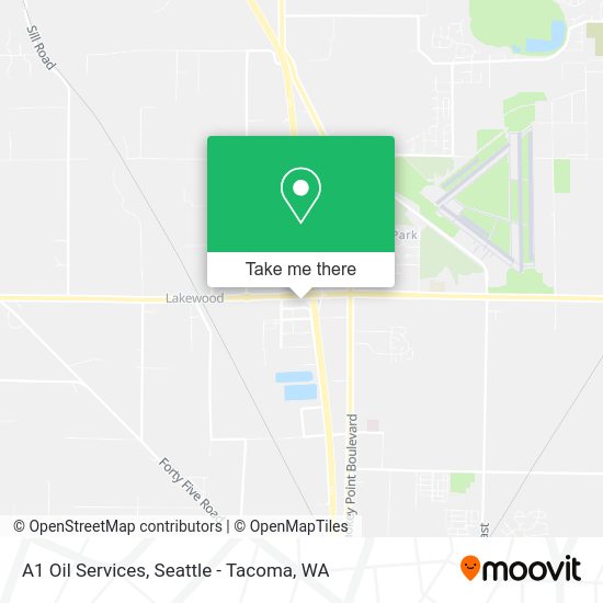 A1 Oil Services map