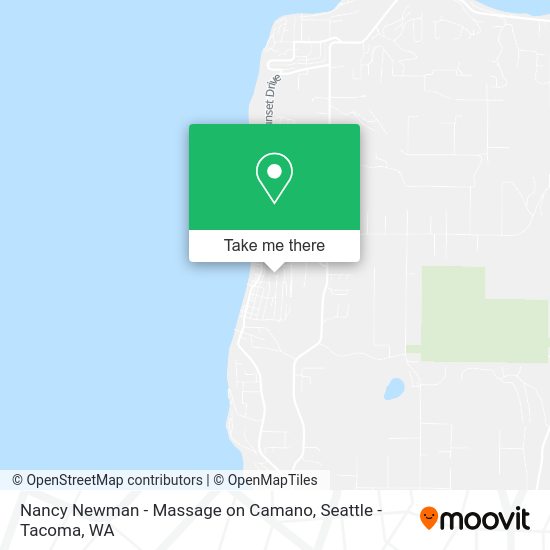Nancy Newman - Massage on Camano map
