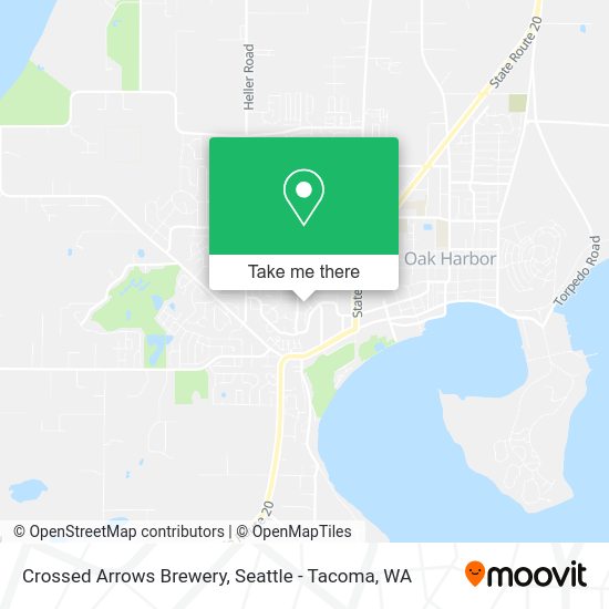 Mapa de Crossed Arrows Brewery