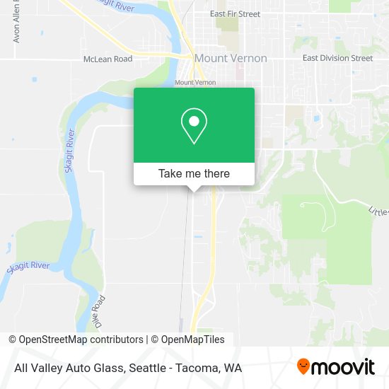 Mapa de All Valley Auto Glass