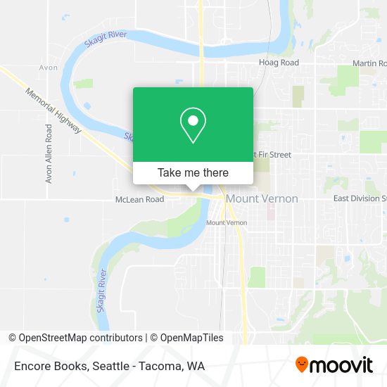 Encore Books map