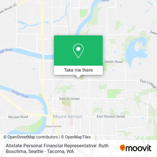 Allstate Personal Financial Representative: Ruth Boschma map