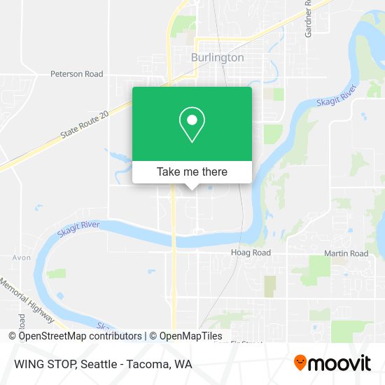 WING STOP map