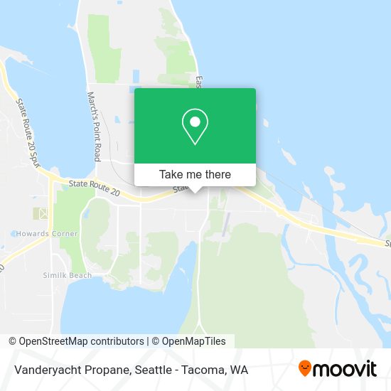 Mapa de Vanderyacht Propane