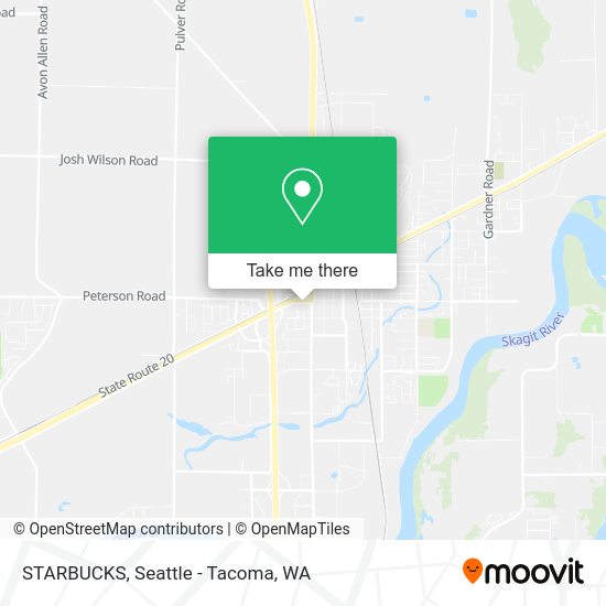 STARBUCKS map