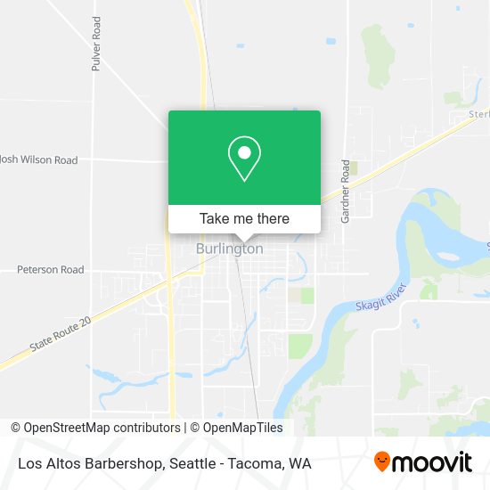 Mapa de Los Altos Barbershop