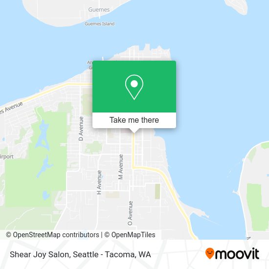 Shear Joy Salon map