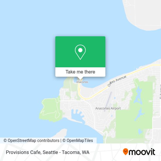 Mapa de Provisions Cafe