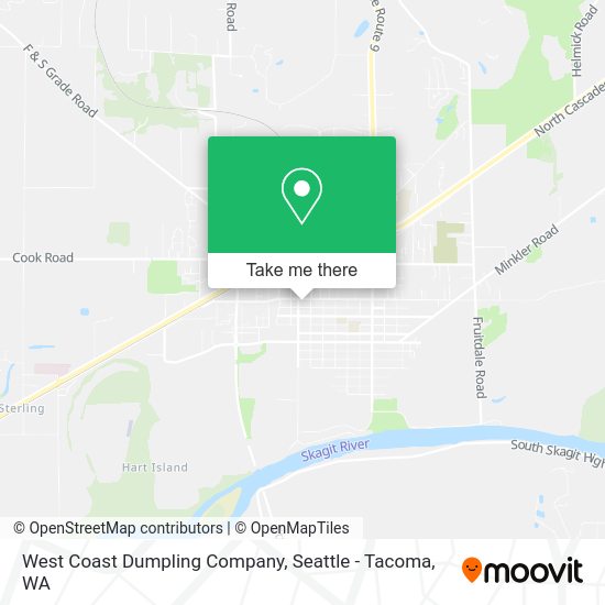 Mapa de West Coast Dumpling Company