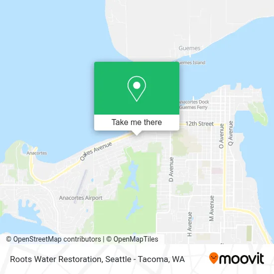 Roots Water Restoration map