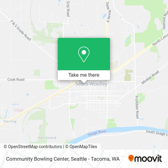 Community Bowling Center map